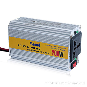 200W Modified Sine Wave DC to AC Car Power Inverter with USB Universal Socket